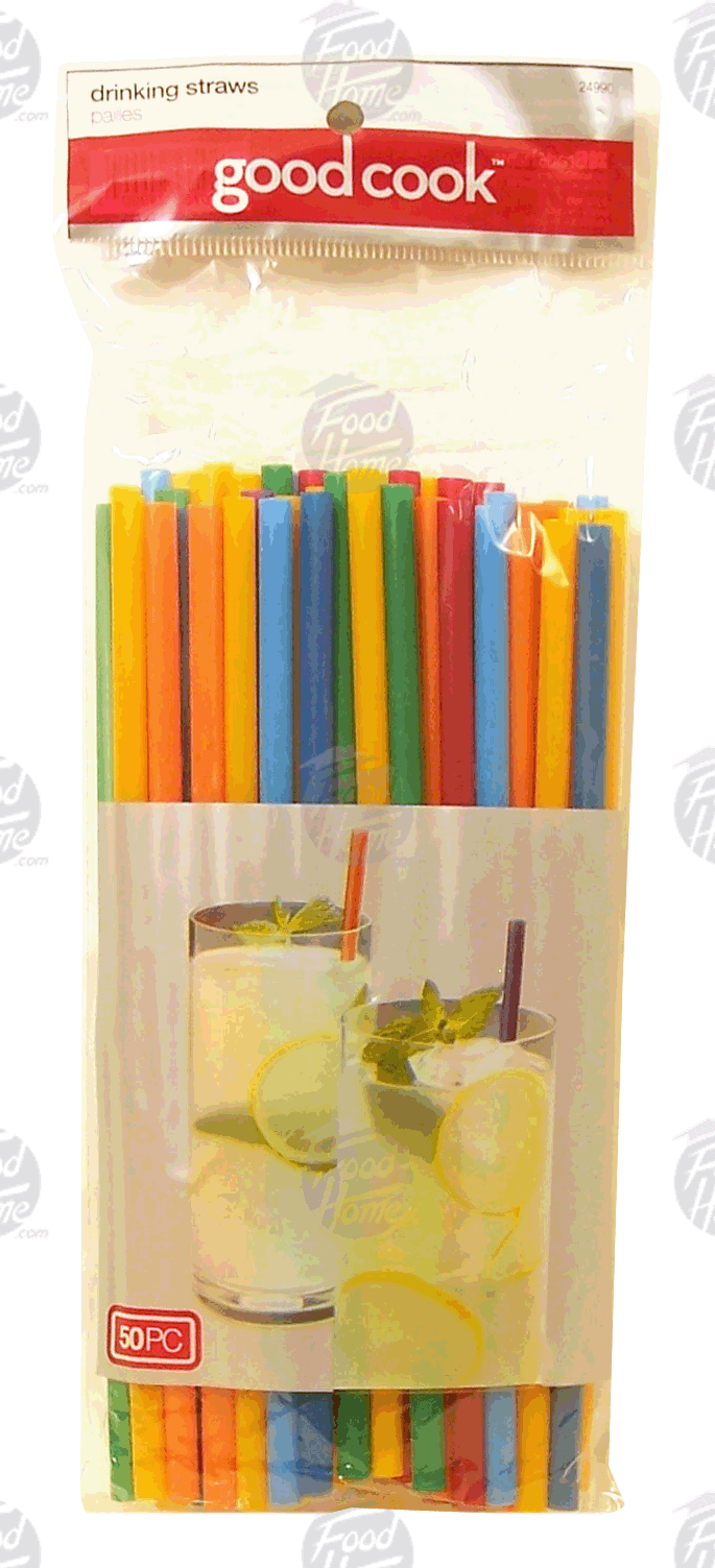 Good Cook  straws, plastic, multi-color Full-Size Picture